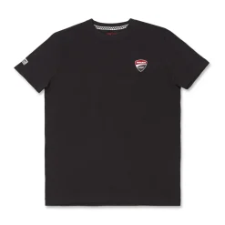 T-shirt Nera Uomo con stampa posteriore WDW 2026 Ducati Corse Ducati