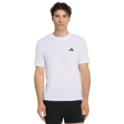 T-shirt sportiva a mezze maniche Bianca da Uomo traspirante adidas