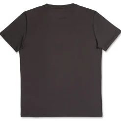 T-shirt sportiva da uomo nera in tessuto tecnico GymRun
