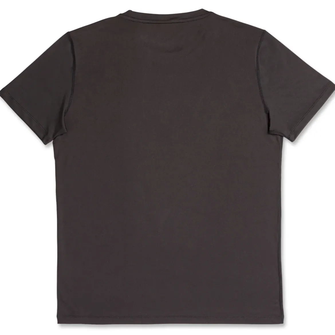 T-shirt sportiva da uomo nera in tessuto tecnico GymRun