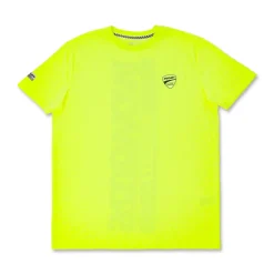 T-shirt Sportiva Uomo Giallo fluo con logo Ducati Corse