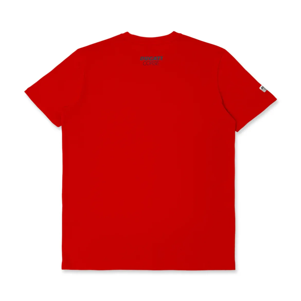 T-shirt Uomo Rossa con grafica frontale e logo Ducati Corse