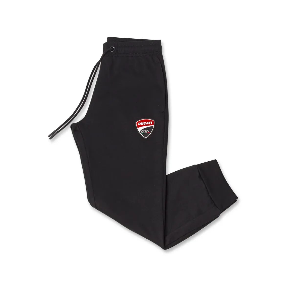 Tuta sportiva nera da Bambino in felpa con logo Ducati Corse