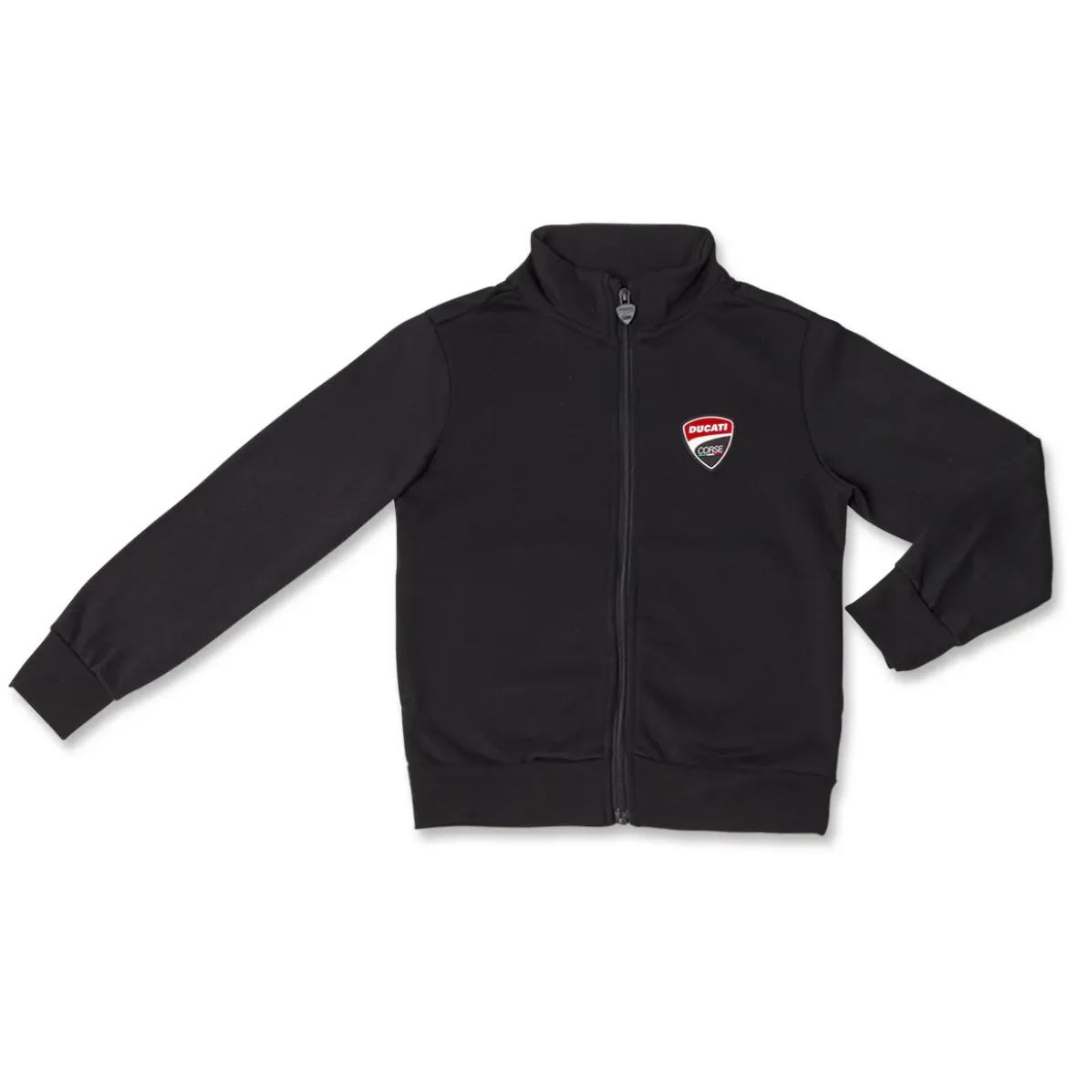 Tuta sportiva nera da Bambino in felpa con logo Ducati Corse