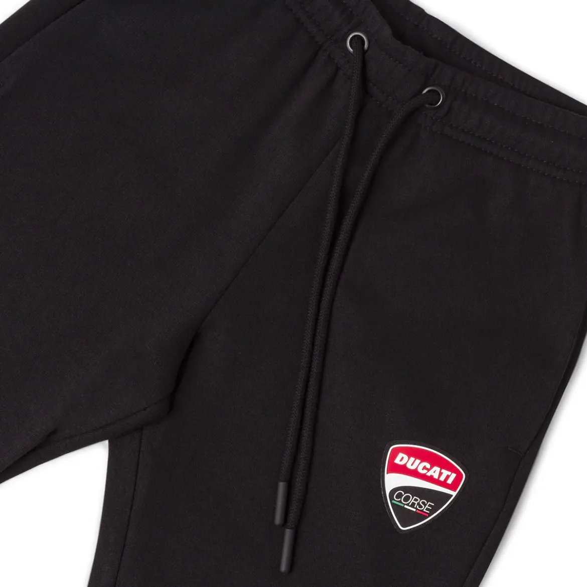 Tuta sportiva nera da Bambino in felpa con logo Ducati Corse