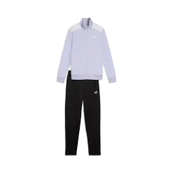 Tuta sportiva nera da Donna con zip Poly Suit Puma
