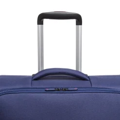 Valigia da stiva morbida blu con chiusura TSA MODO by Roncato