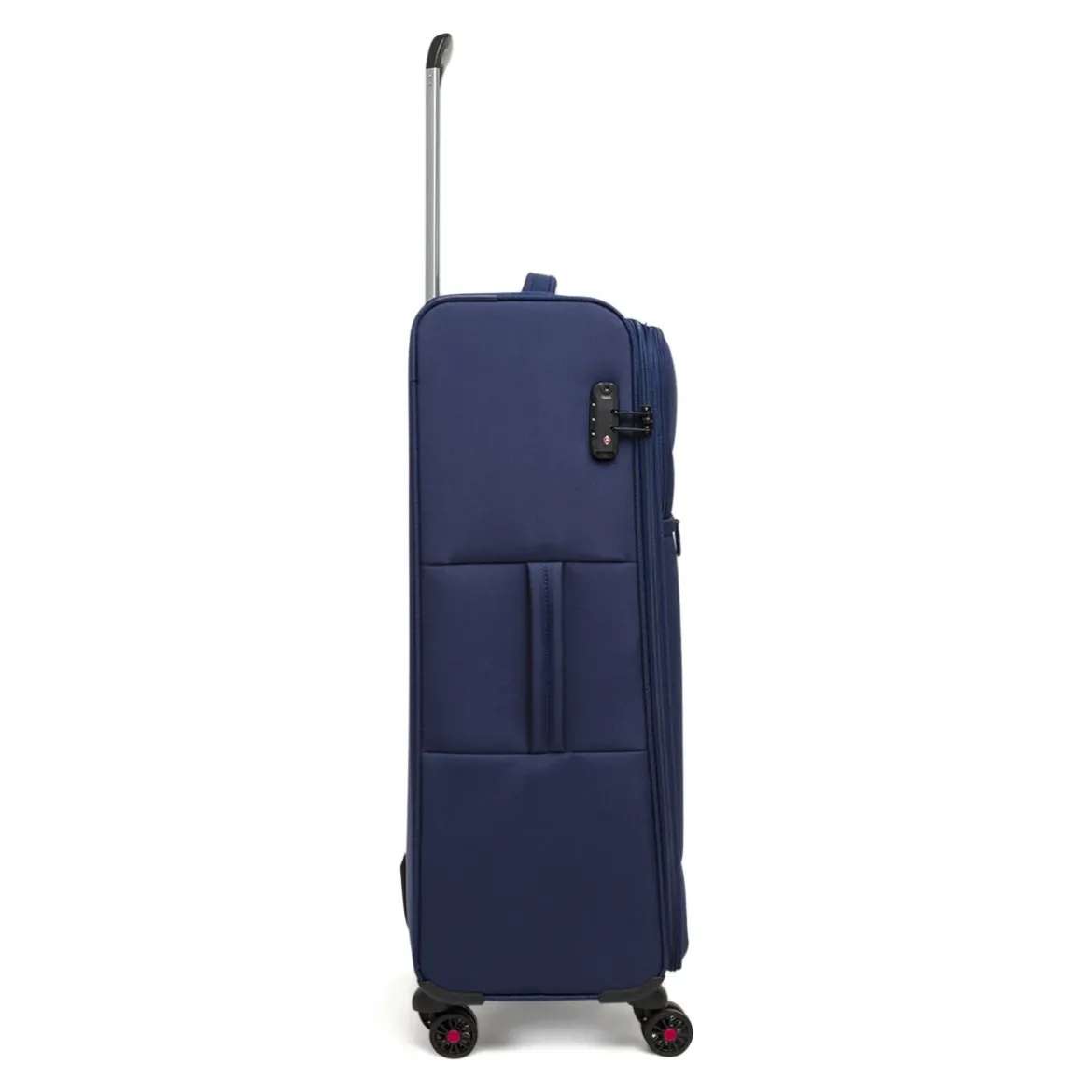 Valigia da stiva morbida blu con chiusura TSA MODO by Roncato