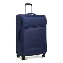 Valigia da stiva morbida blu con chiusura TSA MODO by Roncato