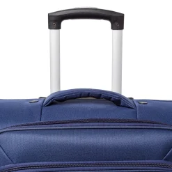 Valigia grande da stiva Romeo Gigli Milano blu per lunghi viaggi
