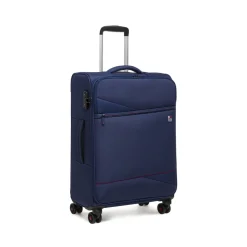 Valigia media blu in tessuto con chiusura TSA MODO by Roncato