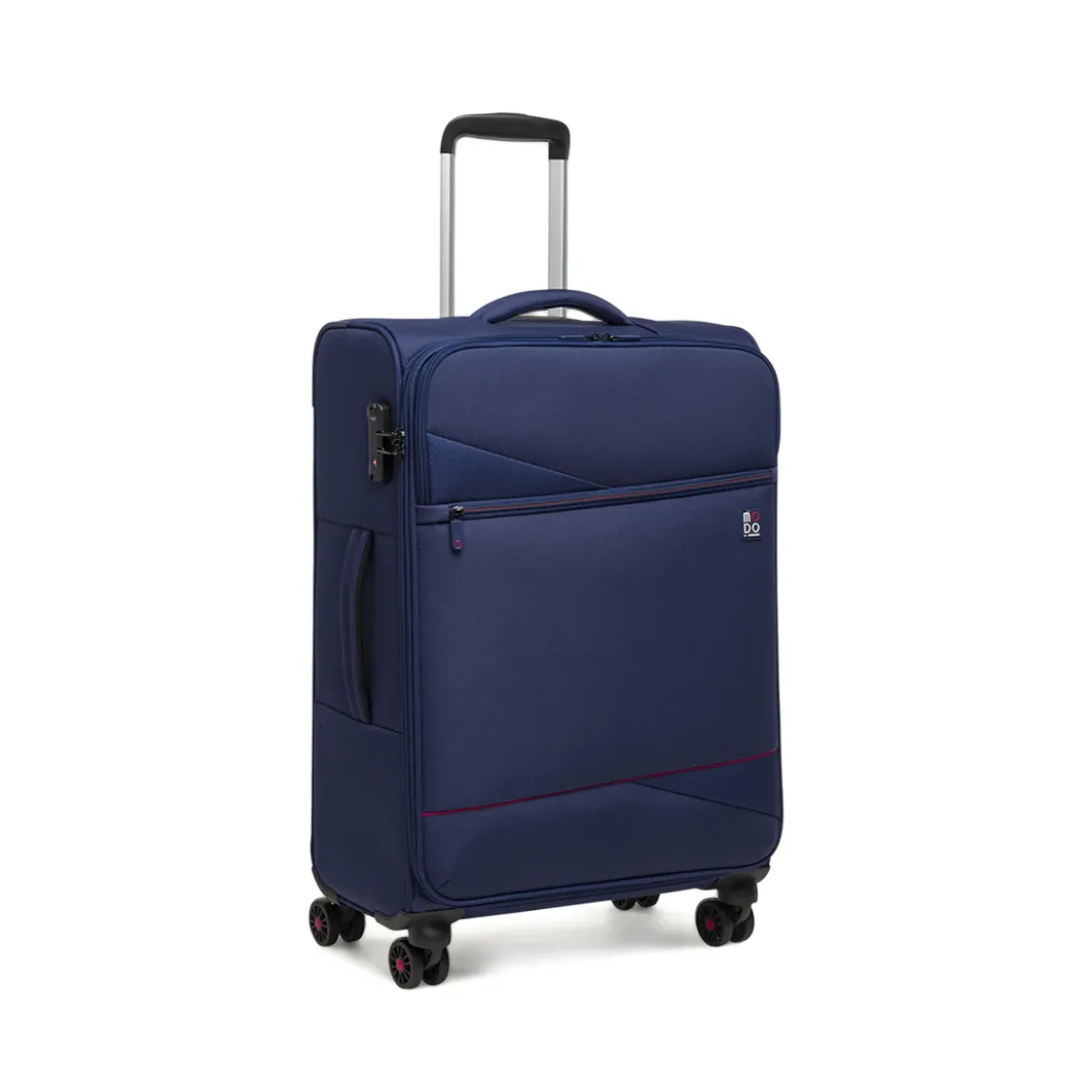 Valigia media blu in tessuto con chiusura TSA MODO by Roncato