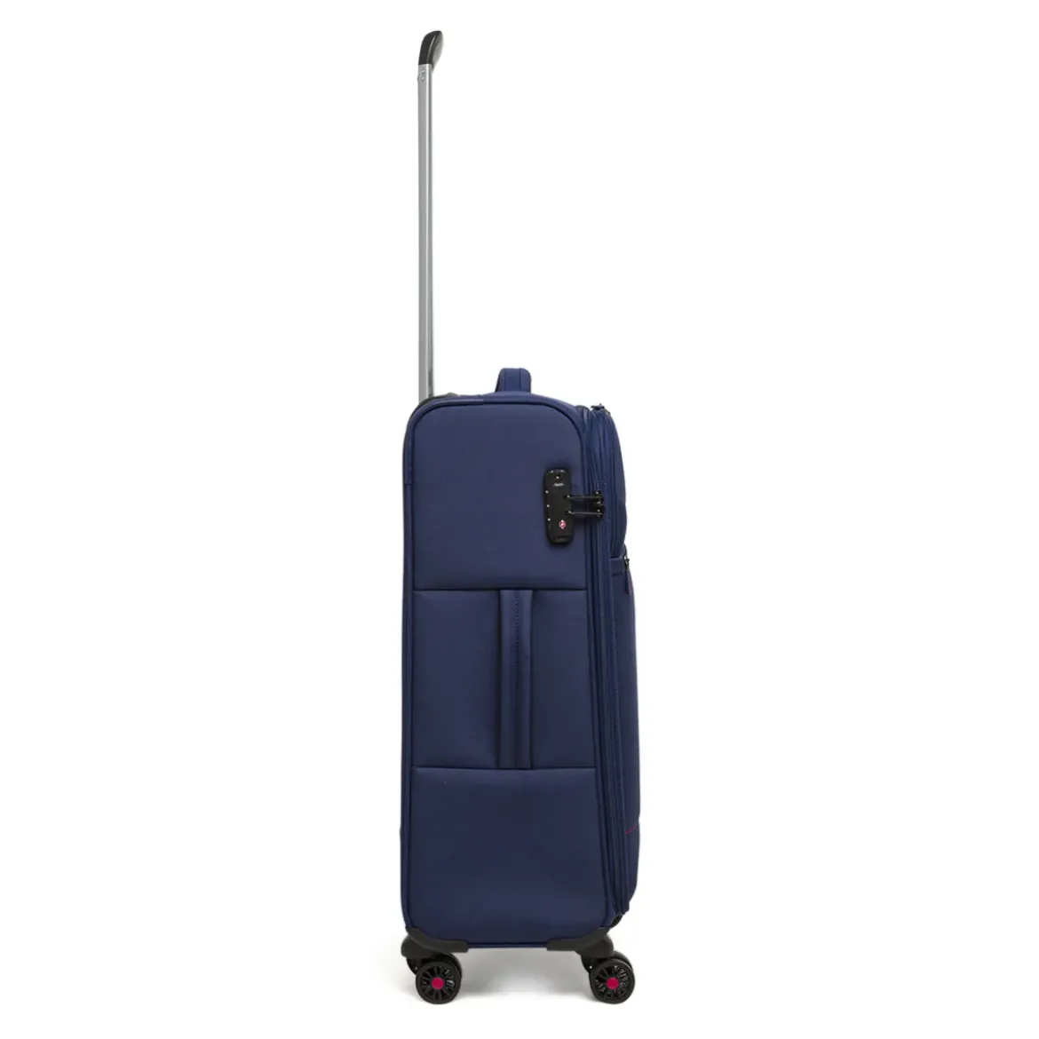Valigia media blu in tessuto con chiusura TSA MODO by Roncato