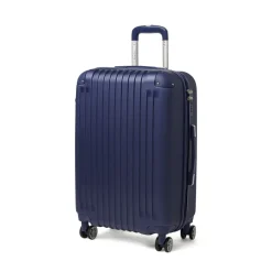 Valigia media rigida blu in ABS resistente Romeo Gigli Milano