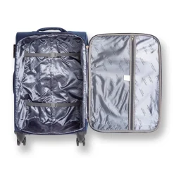 Valigia media trolley da viaggio blu Romeo Gigli Milano