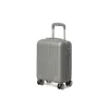 Valigia mini sotto sedile per voli low cost argento in ABS Romeo Gigli