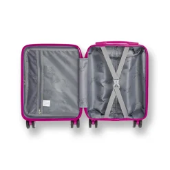 Valigia mini sotto sedile per voli low cost rosa in ABS Romeo Gigli