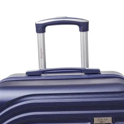 Valigia trolley grande rigida blu da con 4 ruote Romeo Gigli Milano