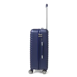 Valigia trolley medio blu rigida in ABS Romeo Gigli Milano