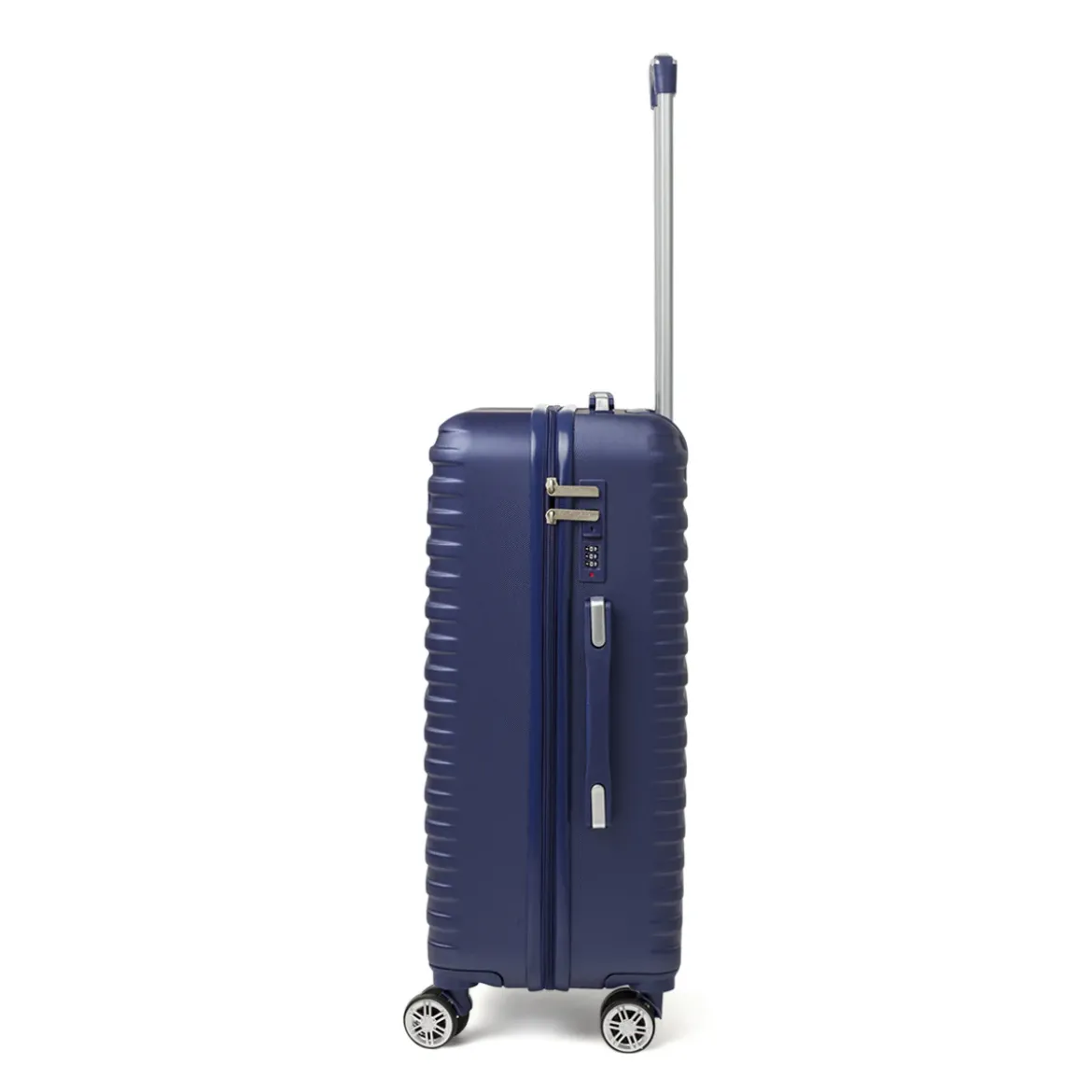 Valigia trolley medio blu rigida in ABS Romeo Gigli Milano