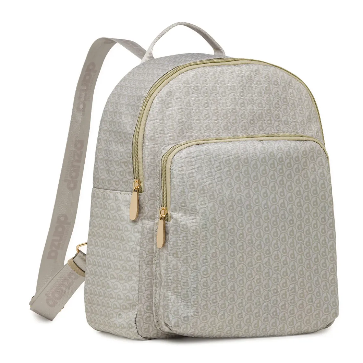 Zaino beige da Donna con stampa logo allover Dimensione Danza