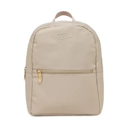 Zaino da Donna Beige in tessuto tecnico con zip oro Dimensione Danza