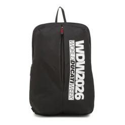 Zaino sportivo nero da Uomo con maxi stampa WDW 2026 Ducati