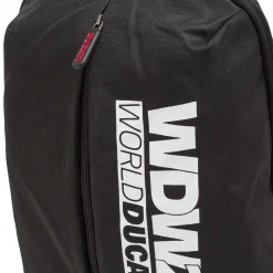 Zaino sportivo nero da Uomo con maxi stampa WDW 2026 Ducati