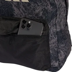 Zaino sportivo unisex adidas nero con stampa camouflage e logo