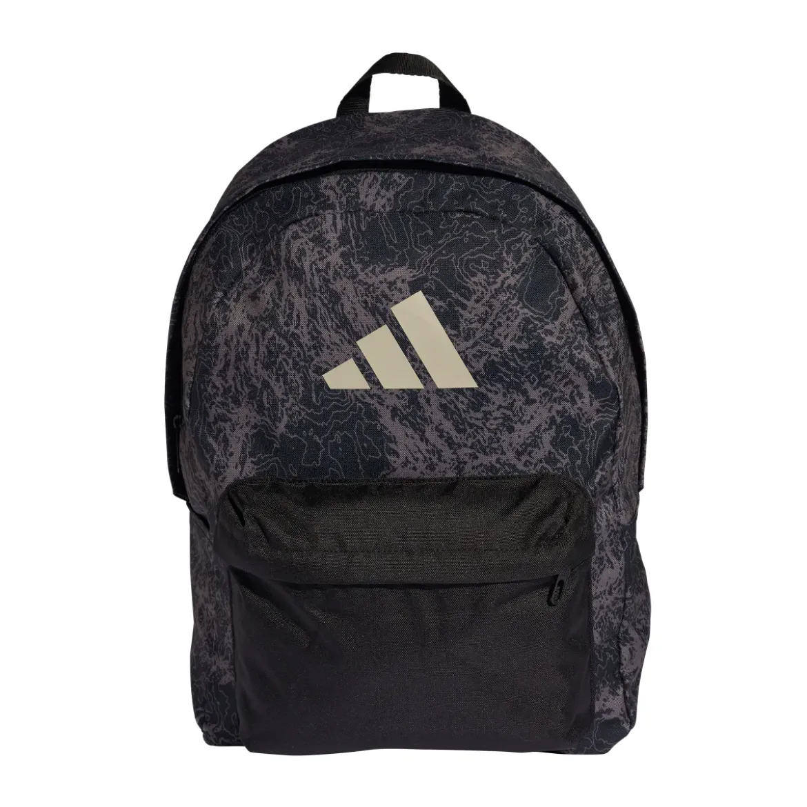 Zaino sportivo unisex adidas nero con stampa camouflage e logo