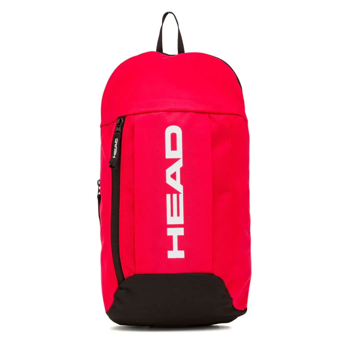 Zaino sportivo Unisex rosso e nero con tasca e logo bianco Head